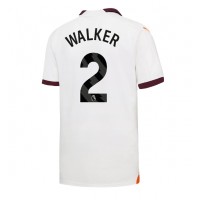 Manchester City Kyle Walker #2 Bortatröja 2023-24 Korta ärmar